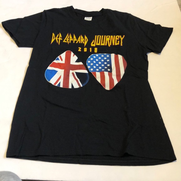Def Leppard Journey 2018 Tour T-Shirt - Picture 1 of 7